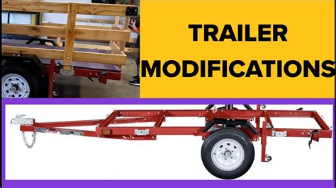 Trailer modifications in 